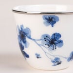 La Mesa Porcelain Tea And Coffee Set 21 Pieces Blue image number 3