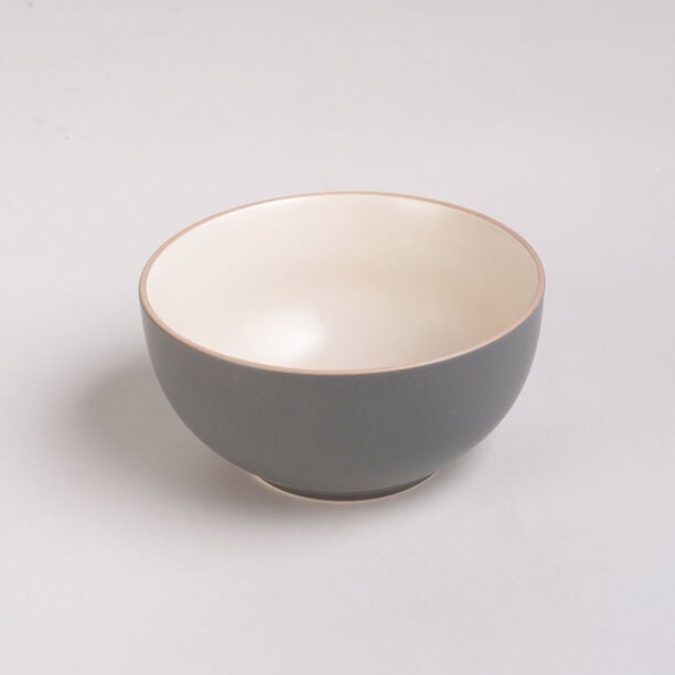 La Mesa grey/white porcelain 18 pc dinner set image number 3