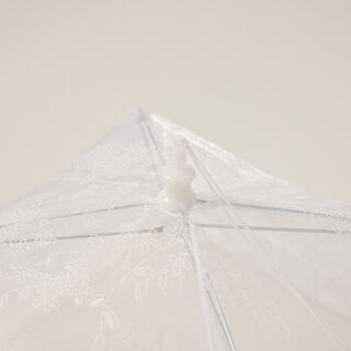 Chef Classics Foldable White Food Cover Prints