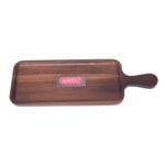Alberto Acacia Serving Tray W/Handle L:40 * W:14 Cm image number 2