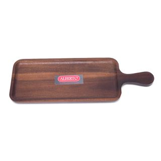 Alberto Acacia Serving Tray W/Handle L:40 * W:14 Cm