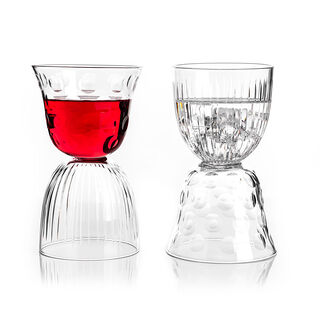 2 Pcs Trans Tumbler Dual Side Useable