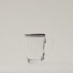 Tea Glass Set 6 Pieces Double Line Silver image number 2