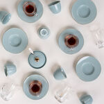 Arabic Tea Glass Set 20 Pieces Tiffany Color image number 6
