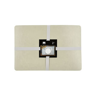 لا ميسا طقم لبادات مائدة بلاستيك بيج 2 قطع 45*30 سم