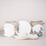 La Mesa Dinner Set 18 Pieces Gold Leaf image number 6