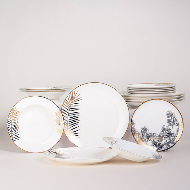 La Mesa Dinner Set 18 Pieces Gold Leaf image number 6