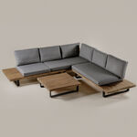 طقم أريكة زاوية من 3 قطع  image number 2