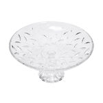 RCR Laurus transparent crystal cake stand 33*17.5 cm image number 1