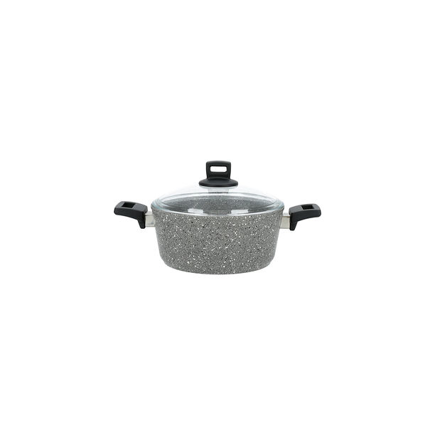 Alberto 9 piece grey granite cookware set image number 5