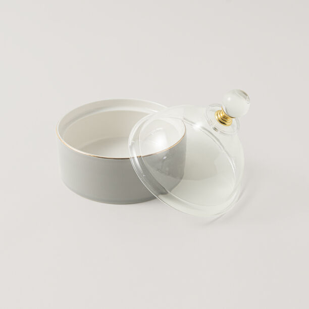 Dallaty porcelain date bowl 12.7cm, grey image number 4