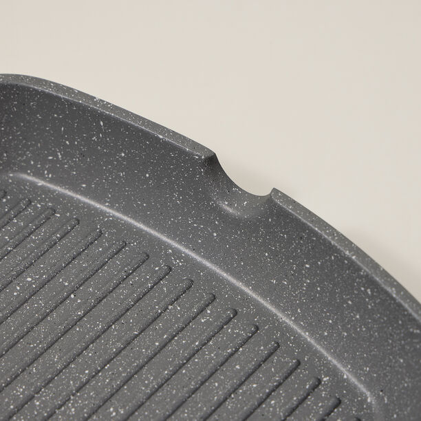 Alberto Grill Pan L:28*W:28*H:4.5 Cm Marble Color image number 2