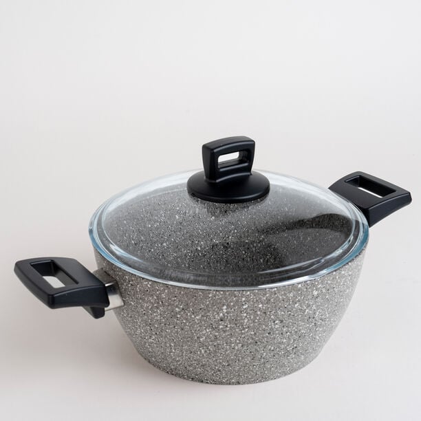 Alberto gray 7 piece granite cookware set image number 1