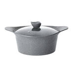 Alberto 10 piece grey granite cookware set image number 3