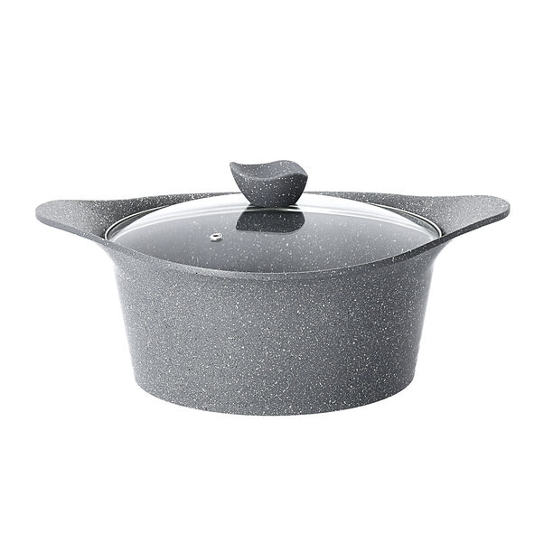 Alberto 10 piece grey granite cookware set image number 3
