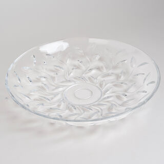 Rcr Laurus Crystal Platter Centerpiece