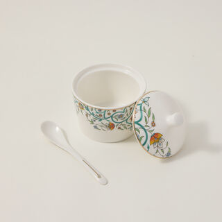 21 Pcs Porcelain Tea And Coffee Set Green