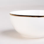 طقم سفرة بورسلان 16 قطعة لون ذهبي من لاميسا image number 6