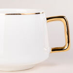 Dallaty white and gold porcelain Turkish coffee cups set 12 pcs image number 1