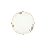 La Mesa gold /grey bone porcelain dinner set 47 pcs image number 6