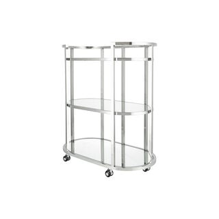 Trolley Ssteel Silver 3 Tier 75.5*43*90 cm