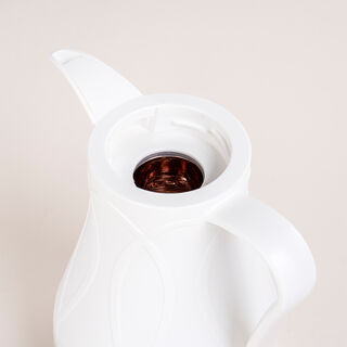 Dallaty white plastic flask 1L 2 pcs