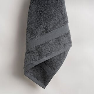 Boutique Blanche grey cotton ultra soft hand towel 100*50 cm