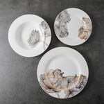 La Mesa Porcelain Dinner Set 18 Pieces Golden Garden image number 7