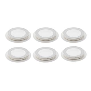 La Mesa 18 Pcs Porcelain Dinner&nbsp;Set Serve 6 Hroof