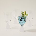 Stem Glass Set Clear Plain 4 Pcs Stem Glass image number 4