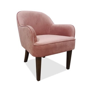 هومز كرسي خشبي وردي 66*66*80 سم