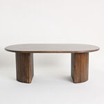 طاولة قهوة خشبية من هومز، 45*130*75سم image number 0