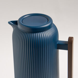 Dallaty blue plastic vacuum flask 1L