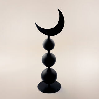 Homez Ramadan Decorative Crescent&nbsp;Design, Black 17*20*59Cm