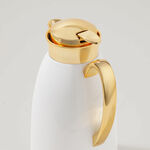 Dallaty 1L stainless steel vacuum flask, white image number 1