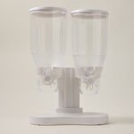 Alberto Double Cereal Dispenser White Color image number 1