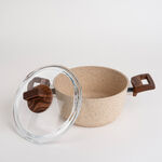 Alberto 7 piece brown granite cookware set image number 3