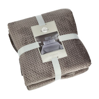 3 pieces Bedspread Grey