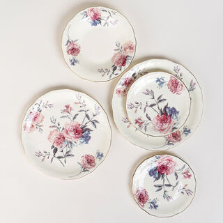 La Mesa multicolor porcelain 18 pc dinner set