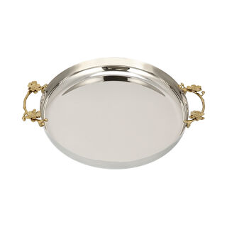 1 Piece Steel Round Tray Harmony 40 cm