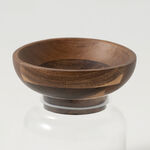 Dallaty glass nut bowl & glass jar set 2 pcs image number 1