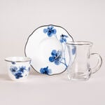 La Mesa Porcelain Tea And Coffee Set 21 Pieces Blue image number 1