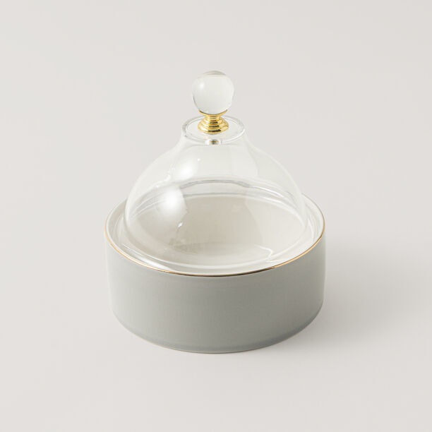 Dallaty porcelain date bowl 12.7cm, grey image number 2