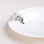 La Mesa white porcelain 18 pc dinner set image number 3