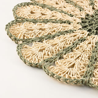 لا ميسا مفرش أطباق ورقي 38سم، أوف وايت