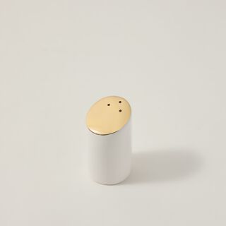 طقم ملاحات قطعتين أبيض/ذهبي من لاميسا 