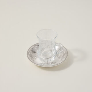 Zukhroof 28 Pieces Porcelain Tea And Coffee Set Danteel Silver Serve 6