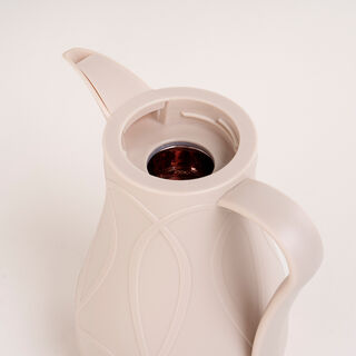 Dallaty beige plastic flask 1L 2 pcs