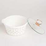 7 Pcs Round Food Warmer With Stand image number 2