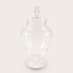 Alberto glass pear shape candy jar image number 3